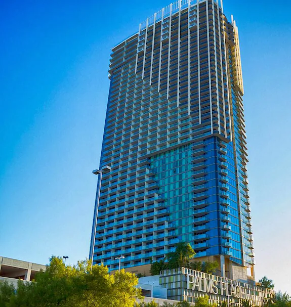 Palms Place high-rise tower Las Vegas — example of the limited high-rise residential development in the Las Vegas valley